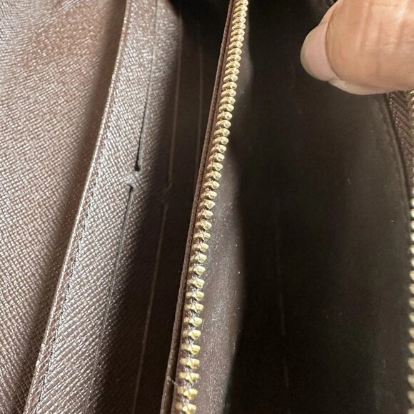 Louis Vuitton Brown Damier Wallet - Picture 9 of 13